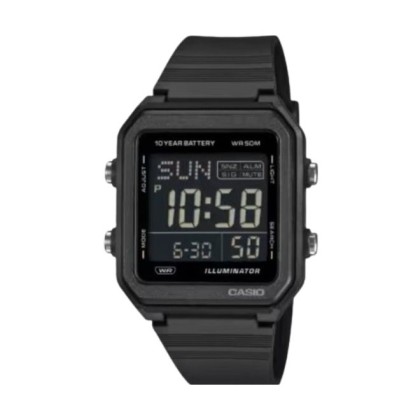 Casio General W-221H-1BV Digital Resin Band Unisex Watch 